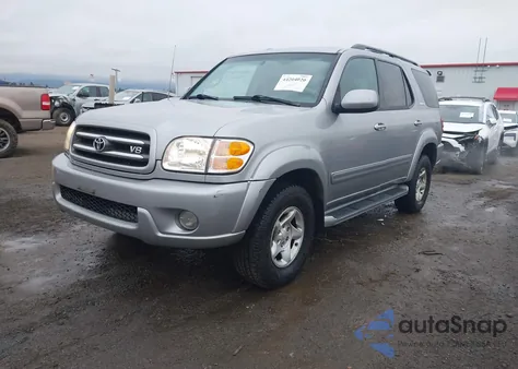 2001 Toyota Sequoia Limited V8 from USA, damaged, VIN 5TDBT48A21S012685